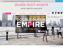 Tablet Screenshot of doubledutchempire.com